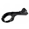 Long aluminum handlebar mount for GoProMounts
