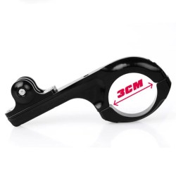 Long aluminum handlebar mount for GoProMounts
