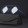 Geometric sunglasses - steampunk style - metal hollow-out frame - UV400 - unisexSunglasses