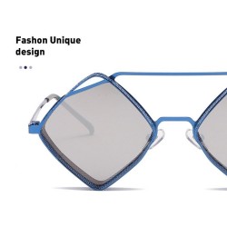 Geometric sunglasses - steampunk style - metal hollow-out frame - UV400 - unisexSunglasses