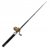 Mini telescopic fishing rod - with a golden fishing reel - foldableFishing rods