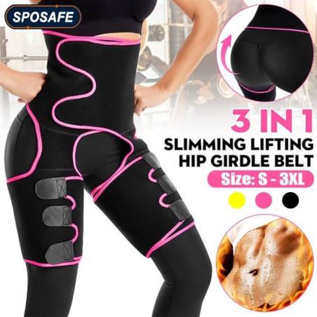 3 in 1 slimming belt - training corset - waist / thighs / buttock trainerMassage