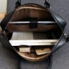 Elegant shoulder bag - business briefcase - genuine woven leather - large capacityBags