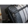 Elegant shoulder bag - business briefcase - genuine woven leather - large capacityBags