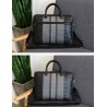 Elegant shoulder bag - business briefcase - genuine woven leather - large capacityBags