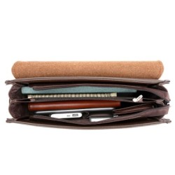 Elegant shoulder bag - business briefcase - with a walletWallets
