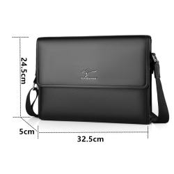 Elegant shoulder bag - business briefcase - with a walletWallets