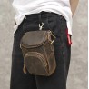 Multifunctional leather bag - shoulder strap - waist buckleBags