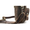 Multifunctional leather bag - shoulder strap - waist buckleBags