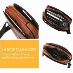 JEEP BULUO - men's leather shoulder bag - with a walletBags