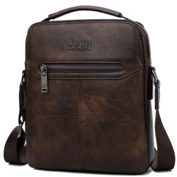 JEEP BULUO - men's leather shoulder bag - with a walletBags