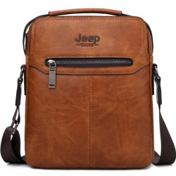 JEEP BULUO - men's leather shoulder bag - with a walletBags