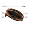 JEEP BULUO - men's leather shoulder bag - with a walletBags