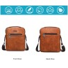 JEEP BULUO - men's leather shoulder bag - with a walletBags