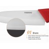 Ceramic knife set - 3" 4" 5" 6" inch with peeler / coversCeramic