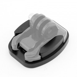 CNC aluminum flat buckle mount - quick release - for GoProMounts