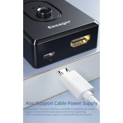 Essager - HDMI splitter - switch - 4K 2.0 - adapter - converter - for PS4 HD TV BOXHDMI switchers