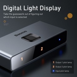 Baseus - 4K HD switch - HDMI-compatible adapterHDMI switchers