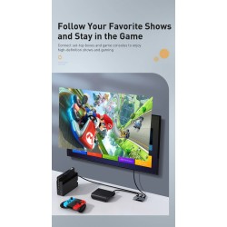 Baseus - 4K HD switch - HDMI-compatible adapterHDMI switchers