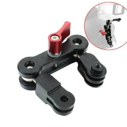 Aluminum arm - helmet mount - 360 degree adjustment - for GoProMounts