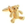 Fashionable cufflinks - golden bearCufflinks