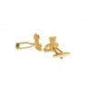 Fashionable cufflinks - golden bearCufflinks