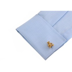 Fashionable cufflinks - golden bearCufflinks