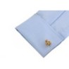 Fashionable cufflinks - golden bearCufflinks
