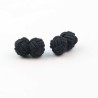 Colorful braided round knots - cufflinksCufflinks