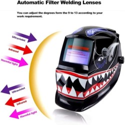 Auto darkening welding helmet - solar - MIG - TIGHelmets