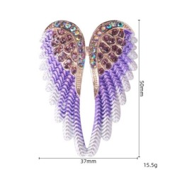 Crystal angel wings broochBrooches