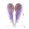 Crystal angel wings broochBrooches
