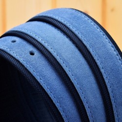 Suede leather belt - with a metal buckleBelts