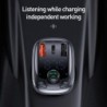 Baseus - car transmitter - quick charger - Bluetooth - dual USB - type-CFM transmitters
