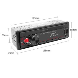 Car radio - 1 Din - Bluetooth - AUX - USB - remote controlDin 1