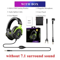 Gaming headset - wired headphones - with microphone - E900/E900 ProHeadsets