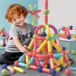 Magnetic building blocks - sticks - balls - big size - educational toyConstruction