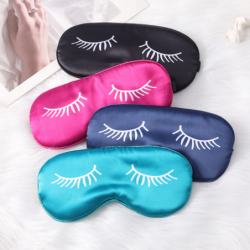 Sleeping eye mask - blindfold - printed eyes - silkSleeping masks