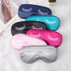 Sleeping eye mask - blindfold - printed eyes - silkSleeping masks