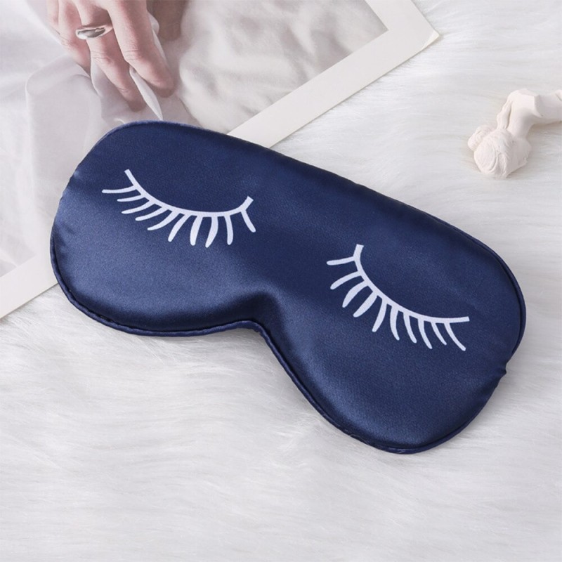 Sleeping eye mask - blindfold - printed eyes - silkSleeping masks