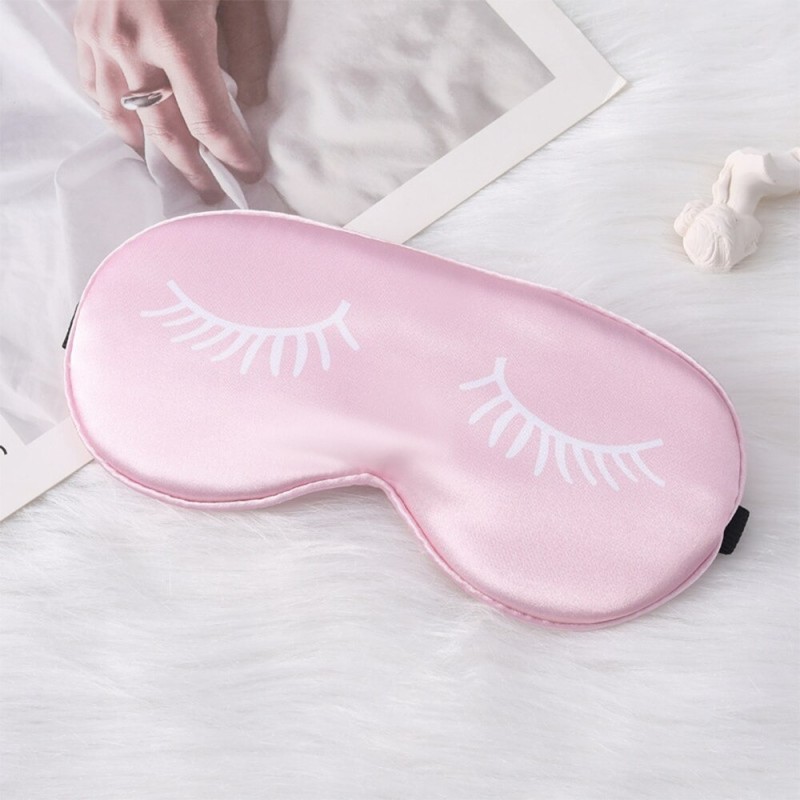 Sleeping eye mask - blindfold - printed eyes - silkSleeping masks