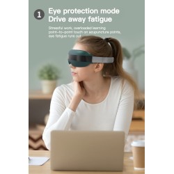 4D smart eye massager - music - rhythm - vibration - relax - acupressure - relieve fatigue / dark eye circlesMassage