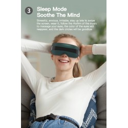 4D smart eye massager - music - rhythm - vibration - relax - acupressure - relieve fatigue / dark eye circlesMassage