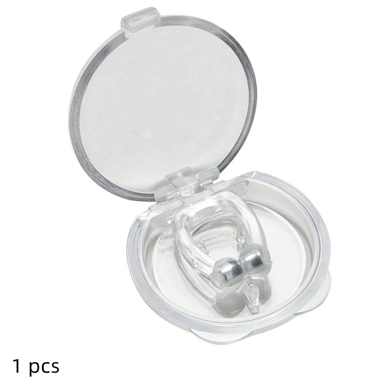 Silicone magnetic nose clips - anti snoring - nasal dilator - stop snoringAnti-snoring