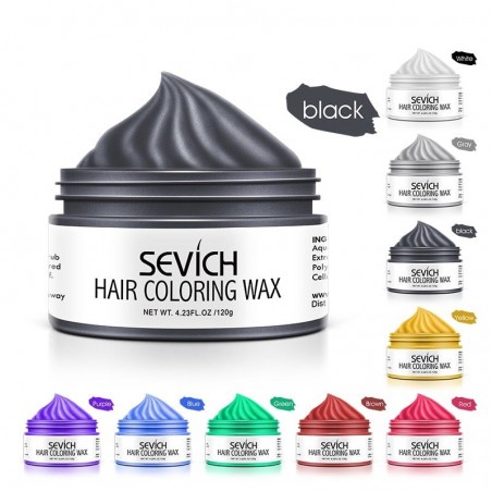 Strong hair color wax - temporary hair dye - 9 different coloursHair dye