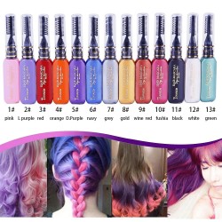 Hair color dye chalk - temporary hair mascara - washableHair dye