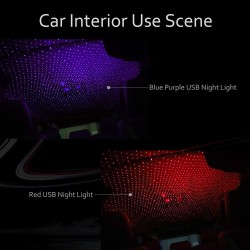 Mini USB projector - LED - car interior roof decoration - starry skyStyling parts