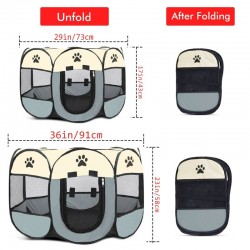 Portable pet tent - foldable playpen - outdoor / indoorBeds & mats