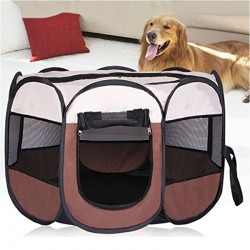 Portable pet tent - foldable playpen - outdoor / indoorBeds & mats