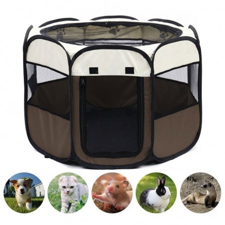 Portable pet tent - foldable playpen - outdoor / indoorBeds & mats